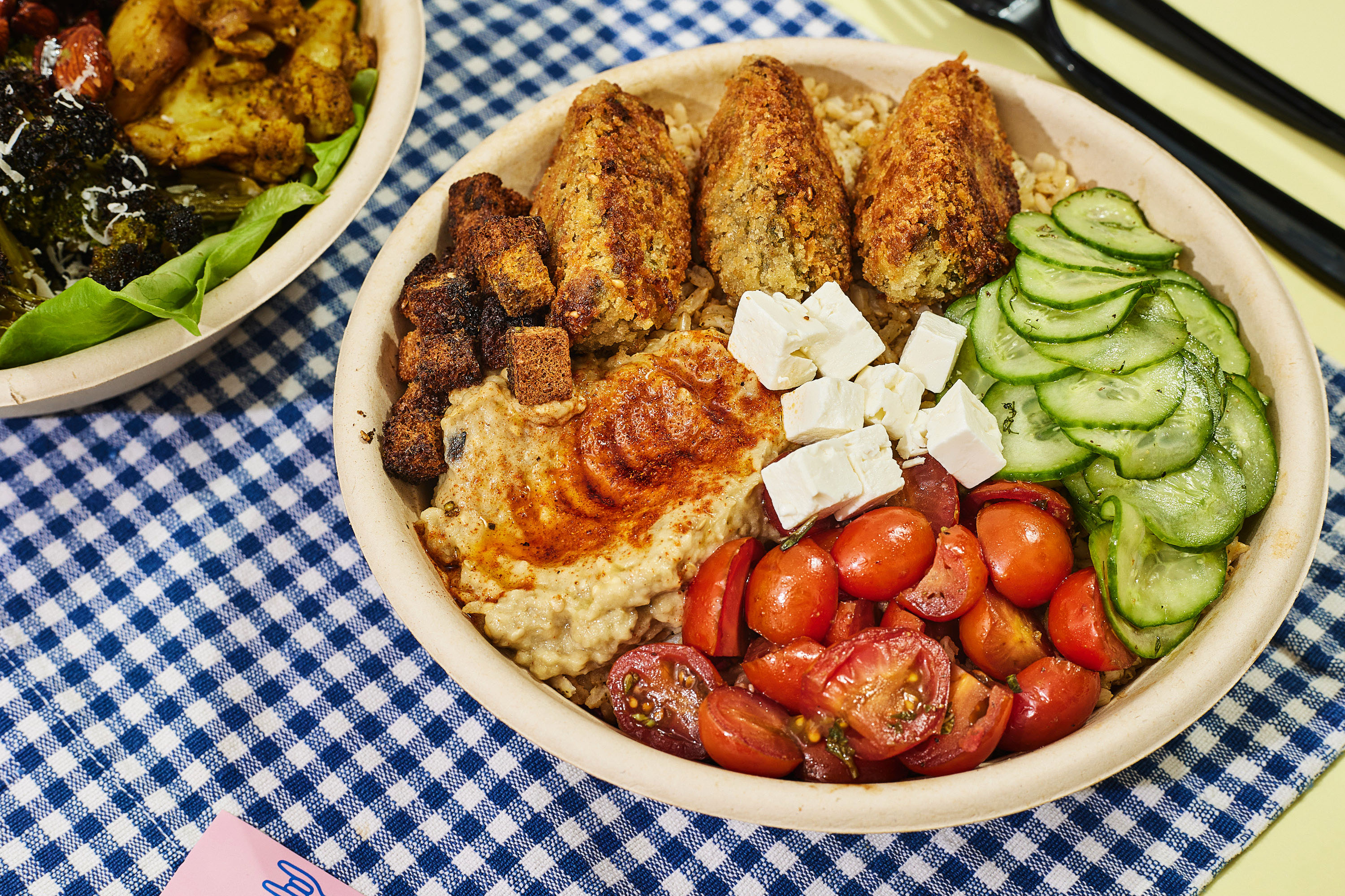 Combo 3- Bowl Mediterraneo + Sopa + Bebida